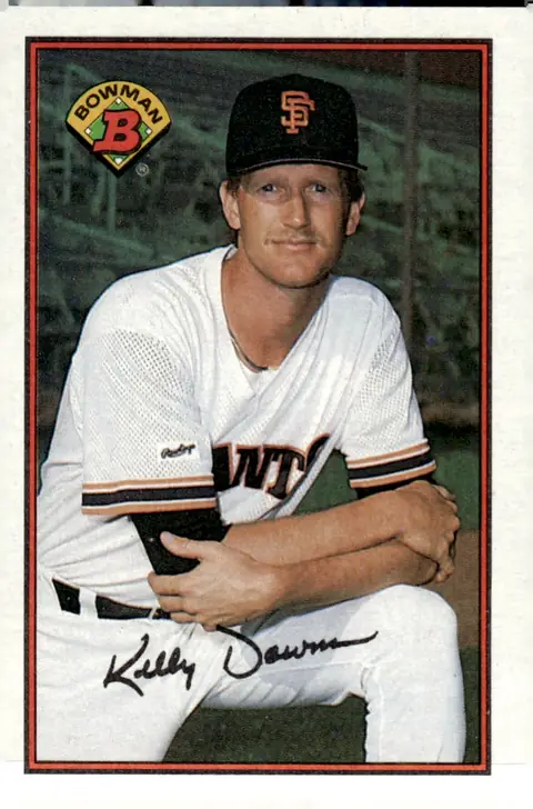 1989 Bowman #465 Kelly Downs