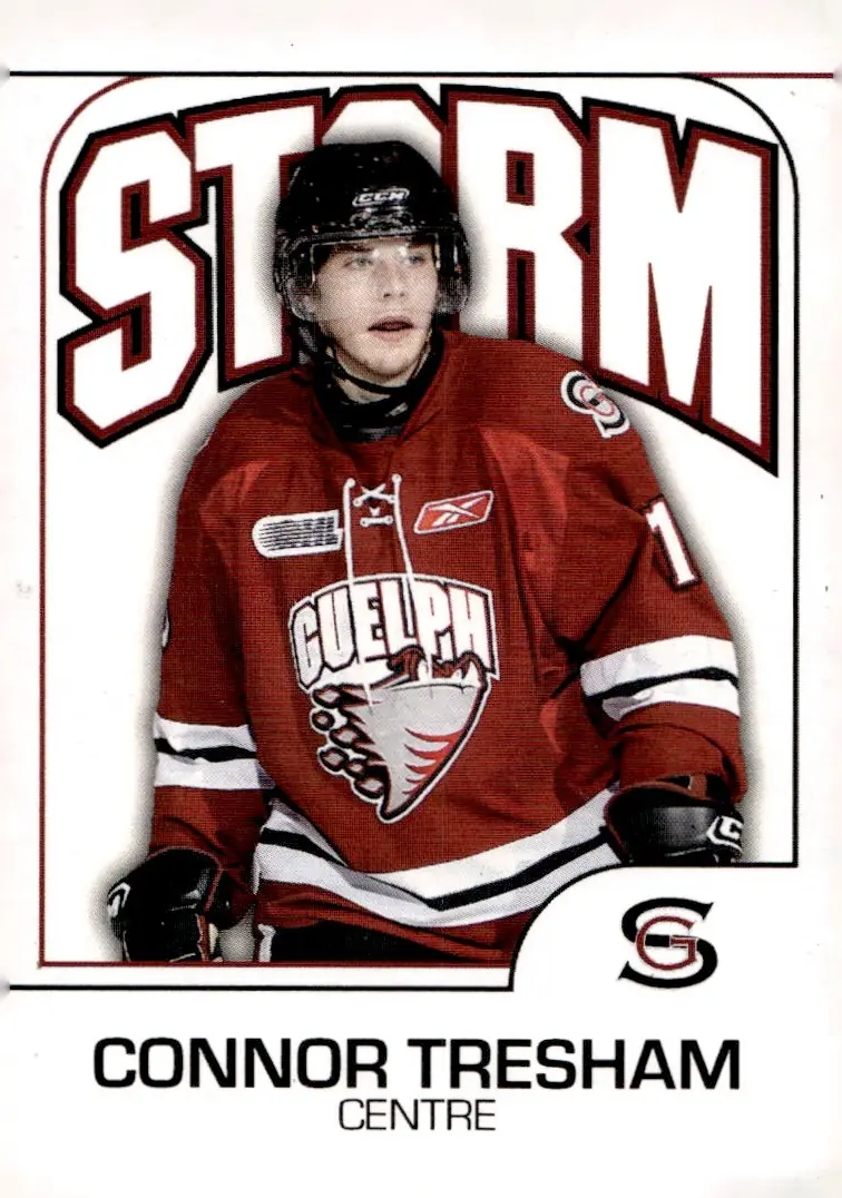 2009-10 Guelph Storm Team Issue Connor Tresham (front)
