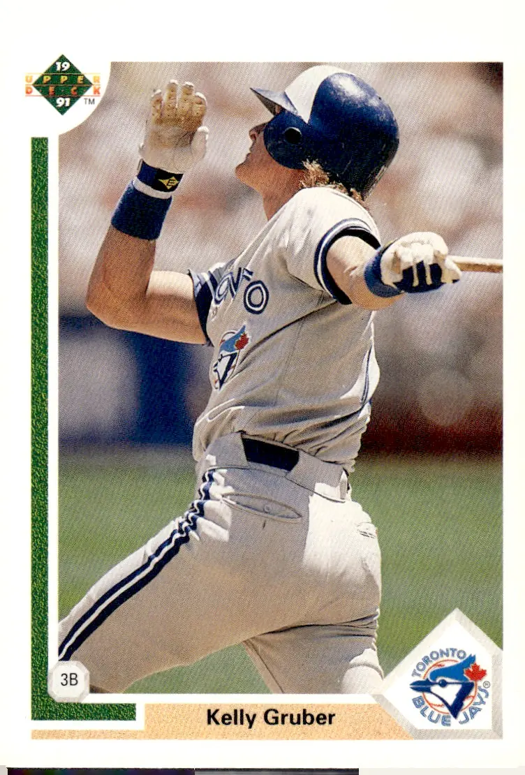 1991 Upper Deck #374 Kelly Gruber (front)