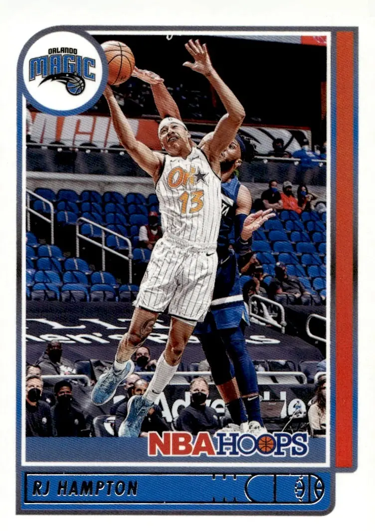 2021-22 NBA Hoops #22 RJ Hampton (front)