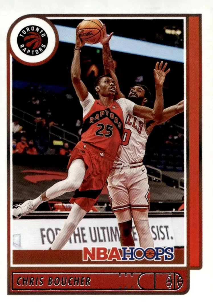 2021-22 NBA Hoops #129 Chris Boucher (front)