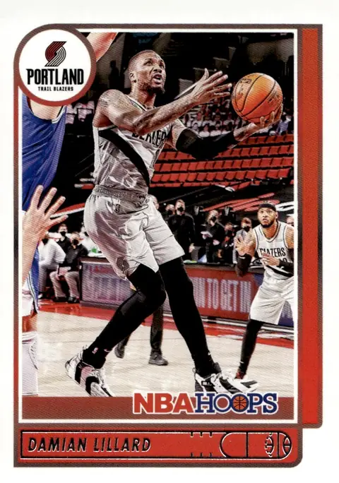 2021-22 NBA Hoops #61 Damian Lillard