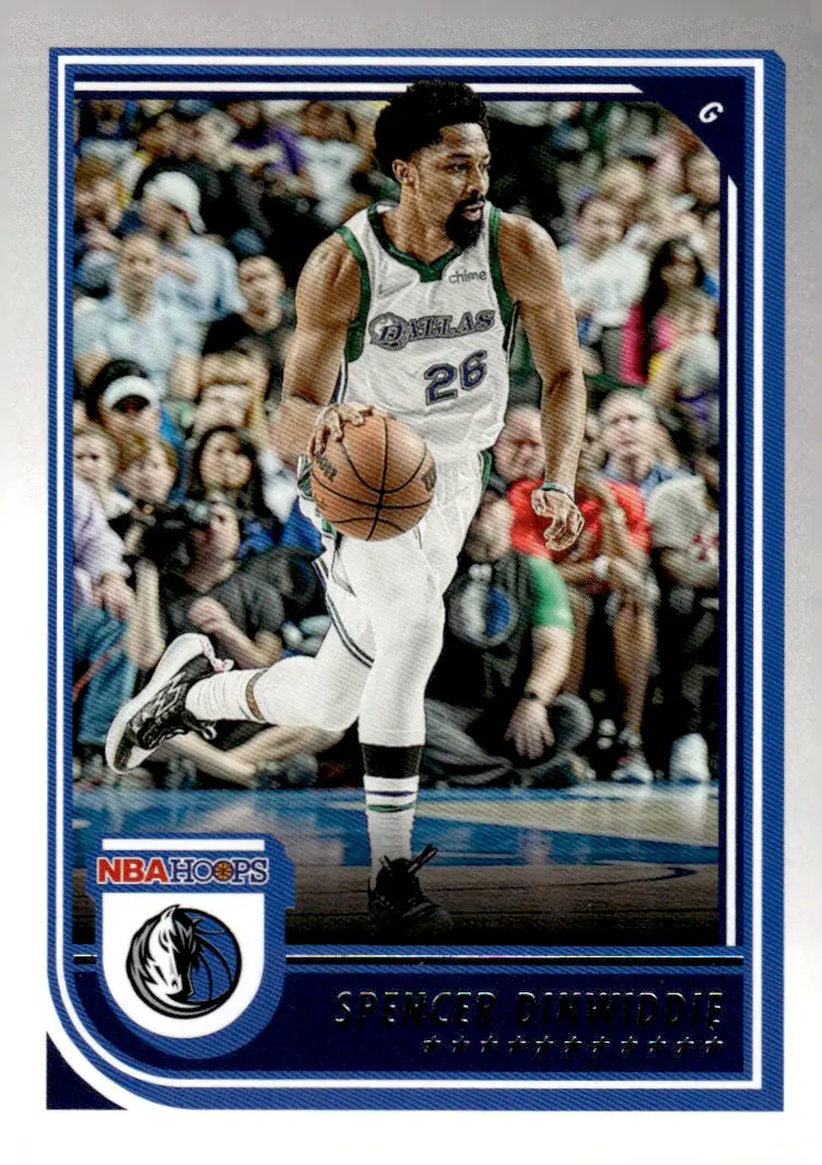 2022-23 NBA Hoops #122 Spencer Dinwiddie (front)