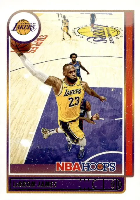 2021-22 NBA Hoops #136 LeBron James