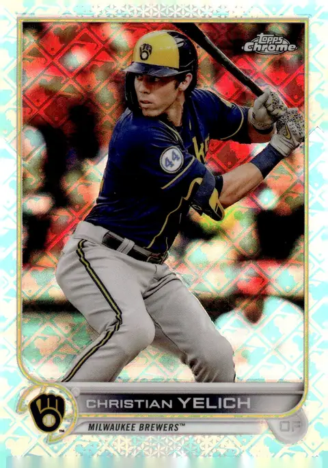 2022 Topps Chrome LogoFractor Edition #106 Christian Yelich