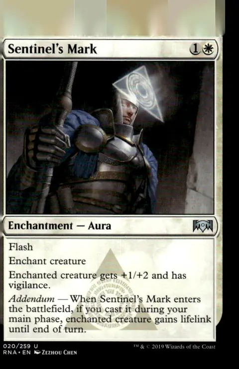 2019 Ravnica Allegiance (RNA) #020/259 Sentinel's Mark