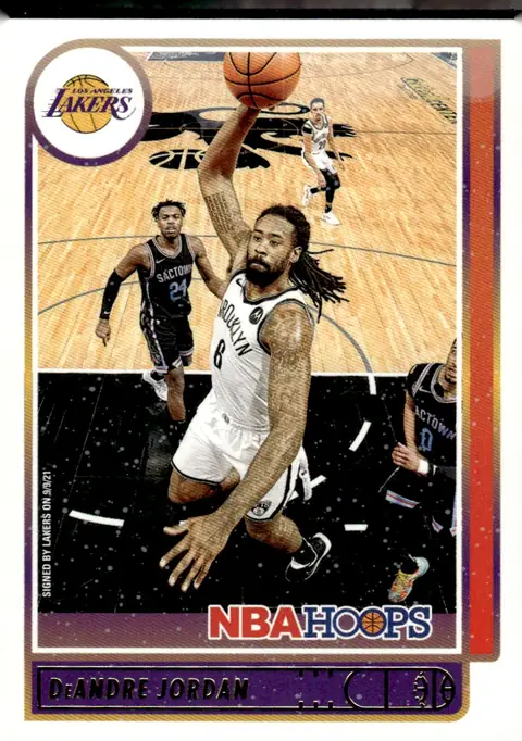 2021-22 NBA Hoops #107 DeAndre Jordan – Winter