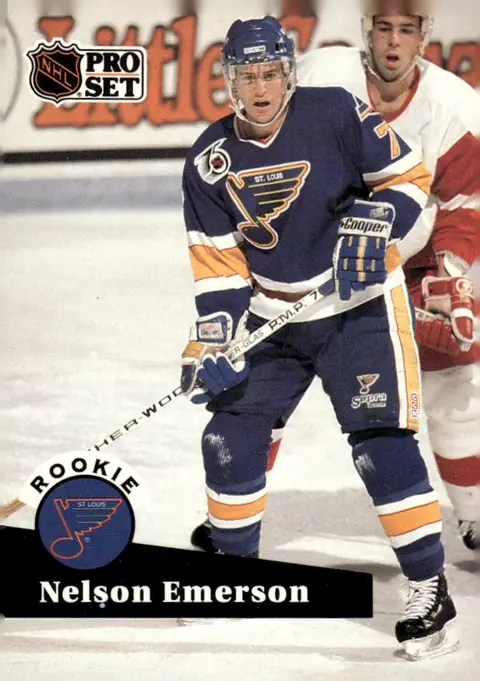 1991-92 Pro Set (Series 2) #557 Nelson Emerson