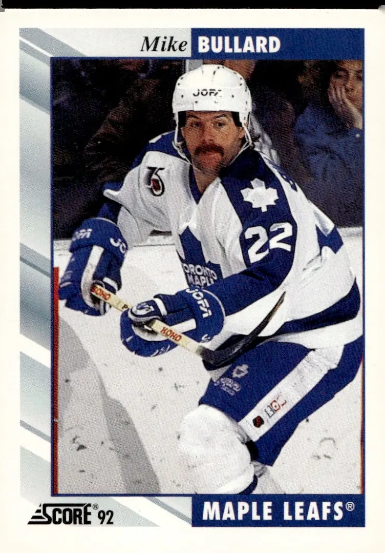 1992-93 Score (U.S. / American edition) #218 Mike Bullard (front)