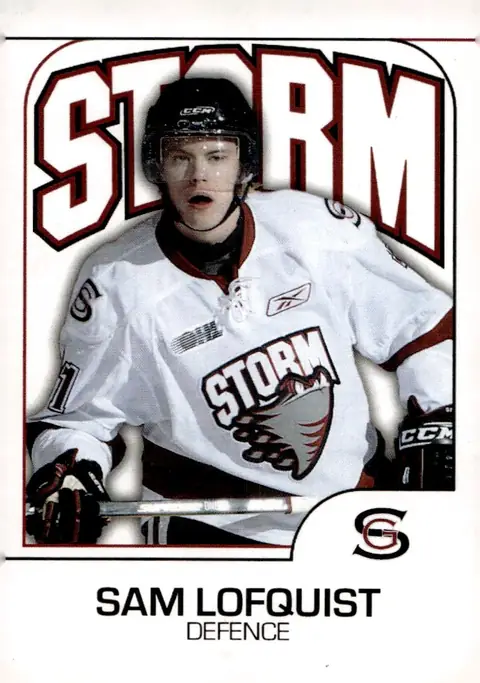 2009-10 Guelph Storm Team Set Sam Lofquist