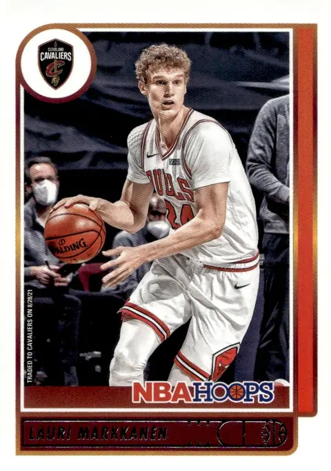 2021-22 NBA Hoops #55 Lauri Markkanen
