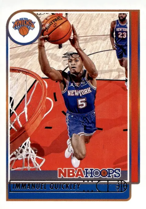 2021-22 NBA Hoops #187 Immanuel Quickley