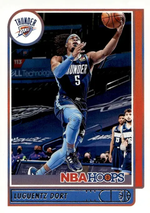 2021-22 NBA Hoops #33 Luguentz Dort