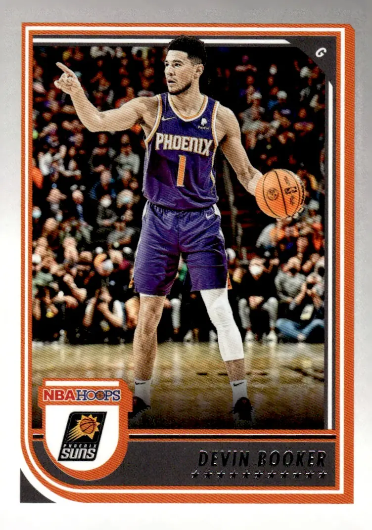 2022-23 NBA Hoops #164 Devin Booker (front)