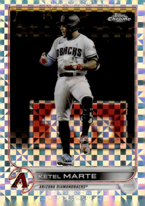 2022 Topps Chrome #124 Ketel Marte – X-Fractor