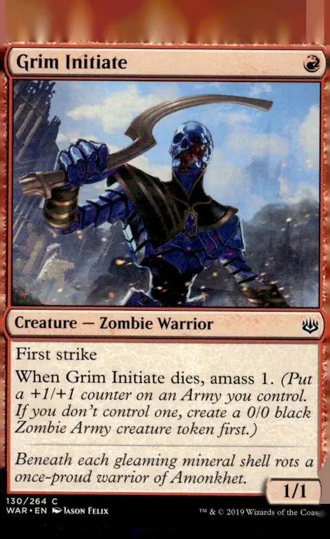 2019 War of the Spark (WAR) #130/264 Grim Initiate