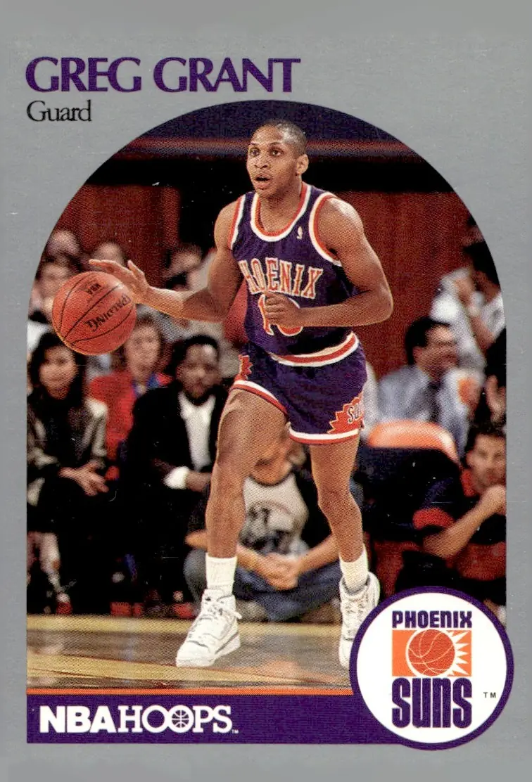 1990-91 NBA Hoops #235 Greg Grant (front)