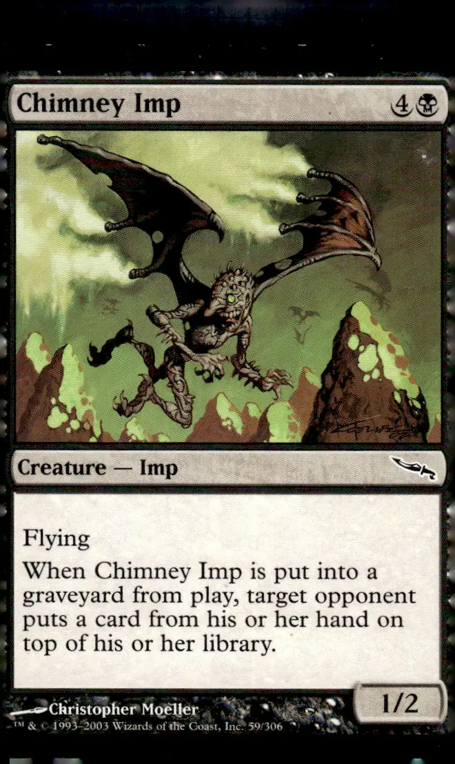 2003 Mirrodin #59/306 Chimney Imp (front)