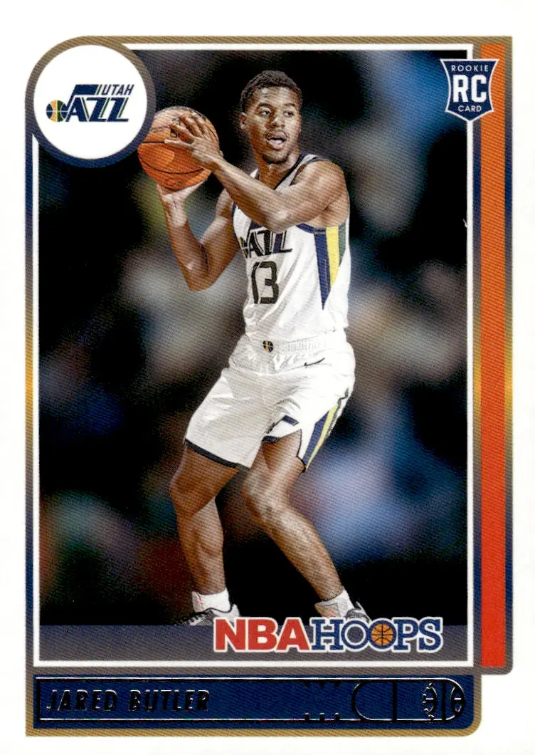 2021-22 NBA Hoops #216 Jared Butler (front)