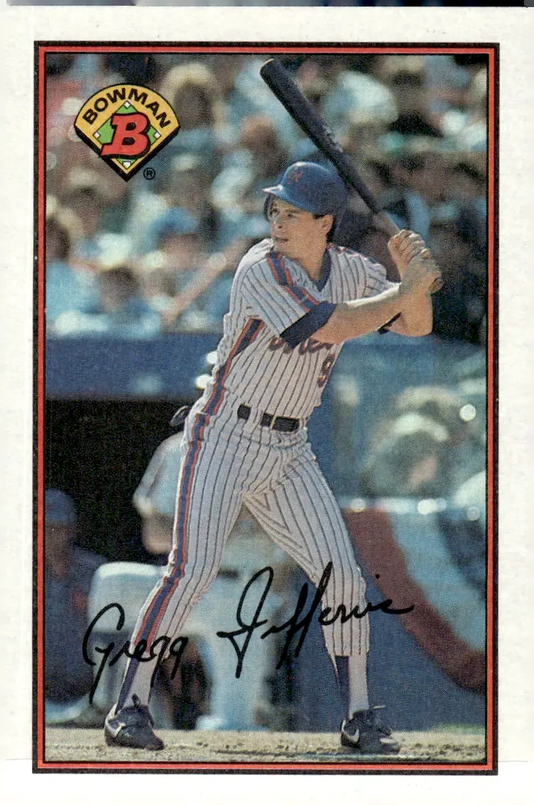 1989 Bowman #381 Gregg Jefferies (front)