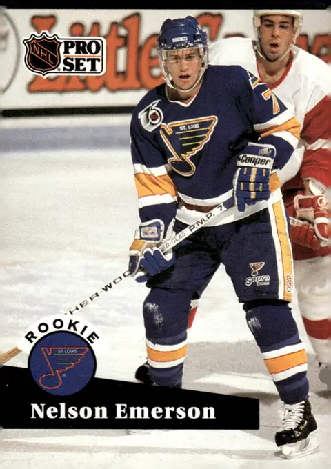 1991-92 Pro Set (Series 2) #557 Nelson Emerson