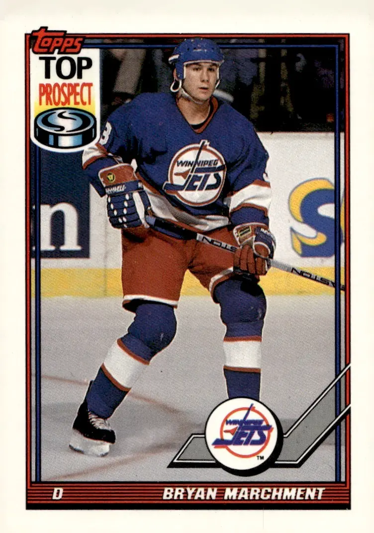 1991-92 Topps #116 Bryan Marchment (front)