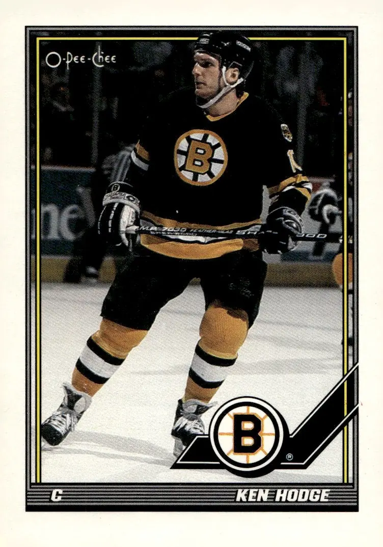 1991-92 O-Pee-Chee #440 Ken Hodge Jr. (front)