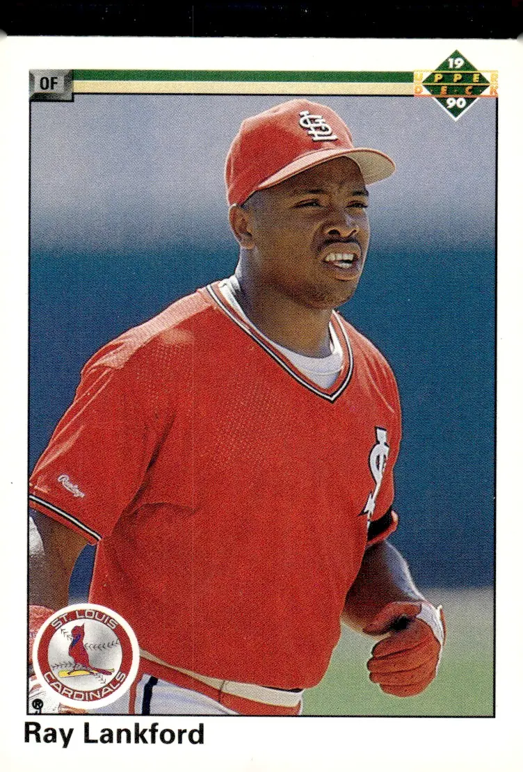 1990 Upper Deck #755 Ray Lankford (front)