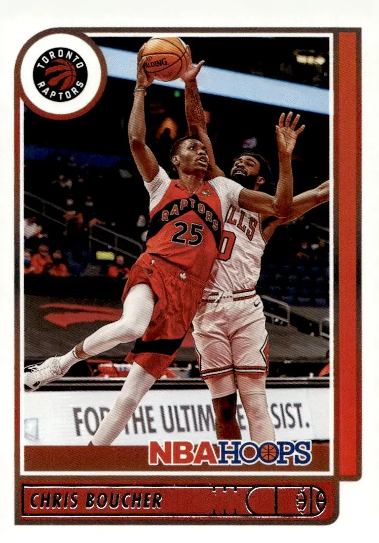 2021-22 NBA Hoops #129 Chris Boucher (front)