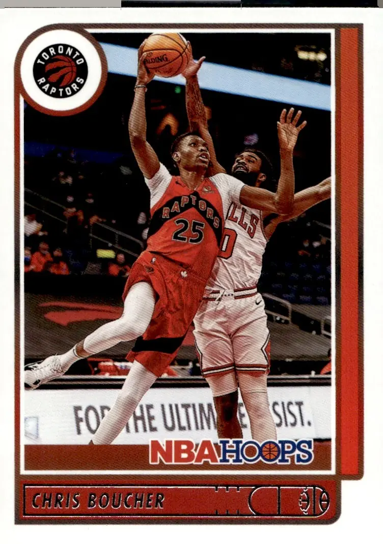 2021-22 NBA Hoops #129 Chris Boucher (front)