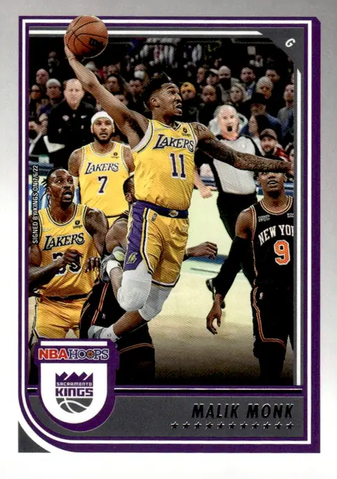 2022-23 NBA Hoops #162 Malik Monk