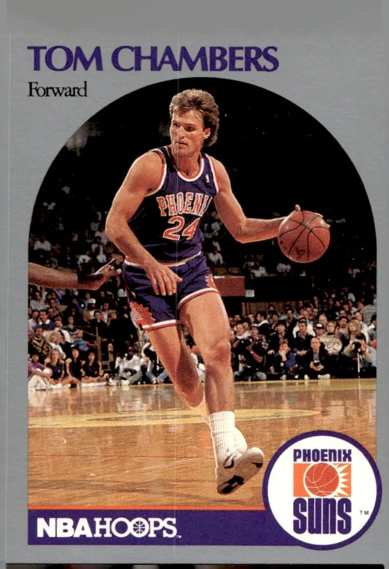 1990-91 NBA Hoops #234 Tom Chambers (front)