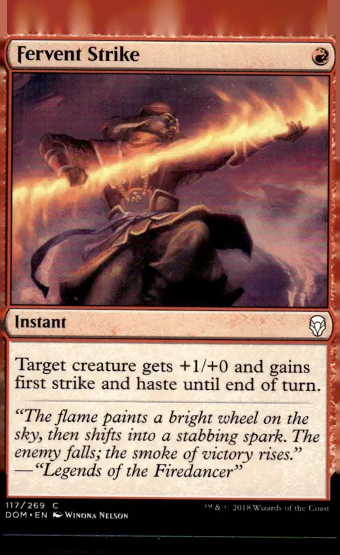 2018 Dominaria (DOM) #117/269 Fervent Strike