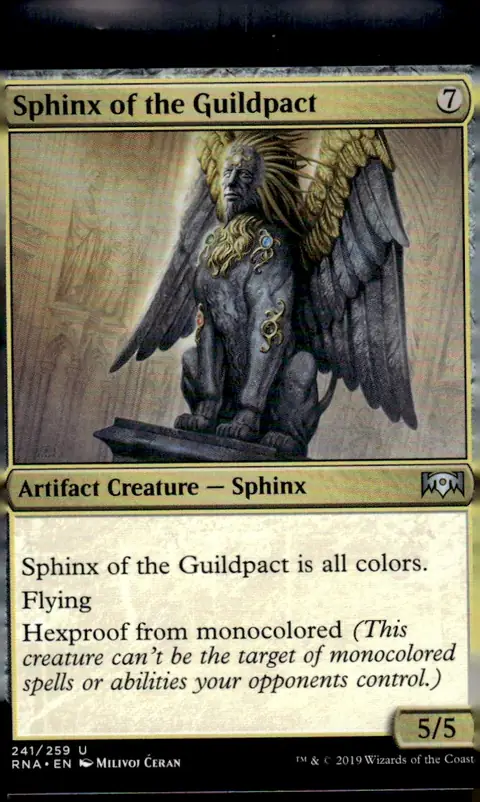 2019 Magic: The Gathering - Ravnica Allegiance (RNA) #241/259 Sphinx of the Guildpact