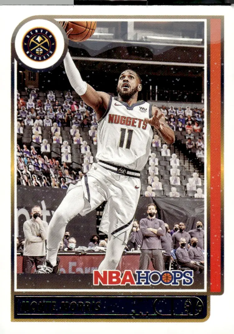 2021-22 NBA Hoops #51 Monte Morris (front)