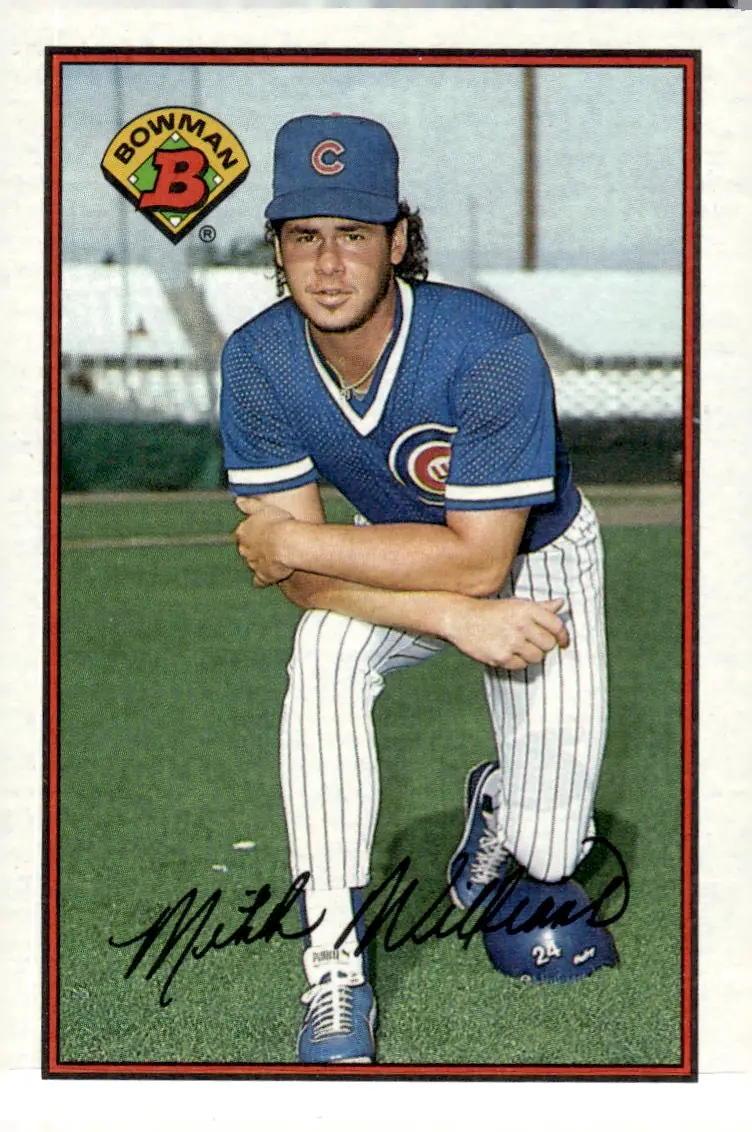 1989 Bowman #283 Mitch Williams (front)