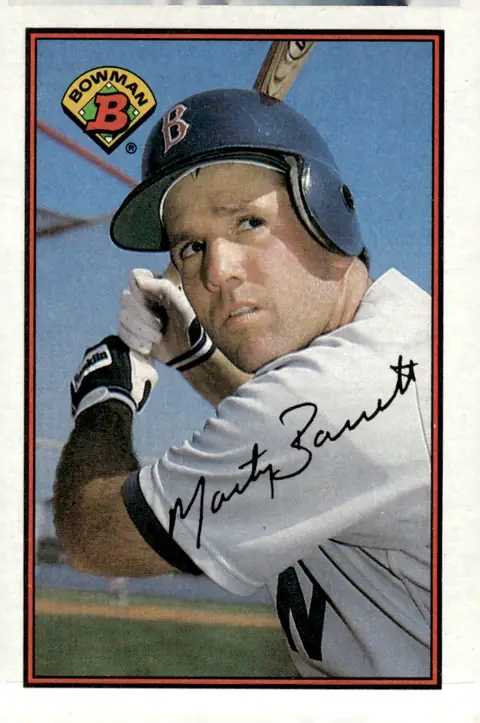 1989 Bowman #28 Marty Barrett