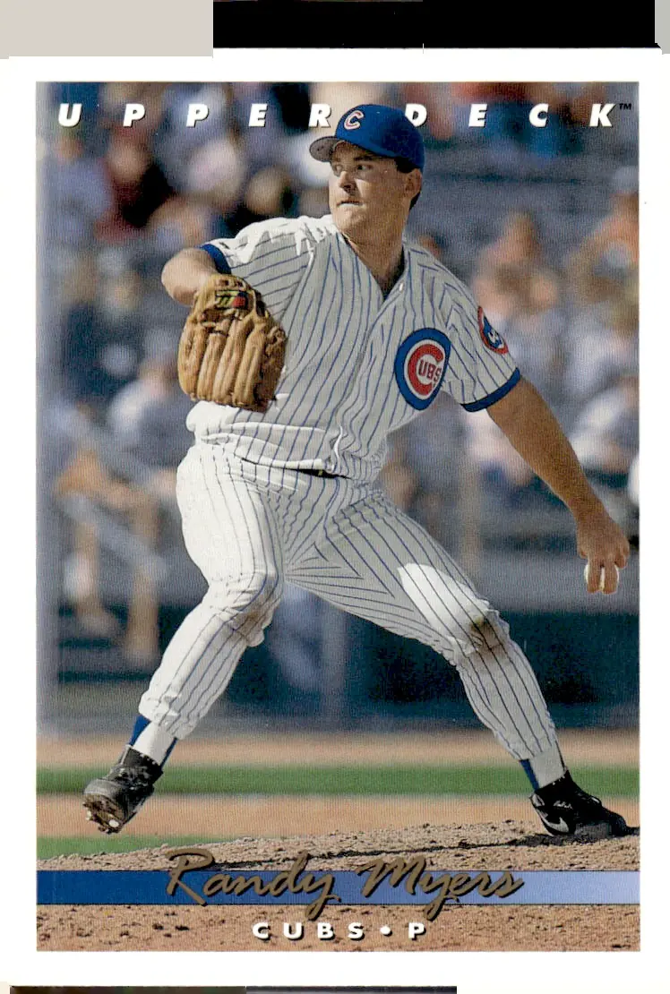 1993 Upper Deck #667 Randy Myers (front)