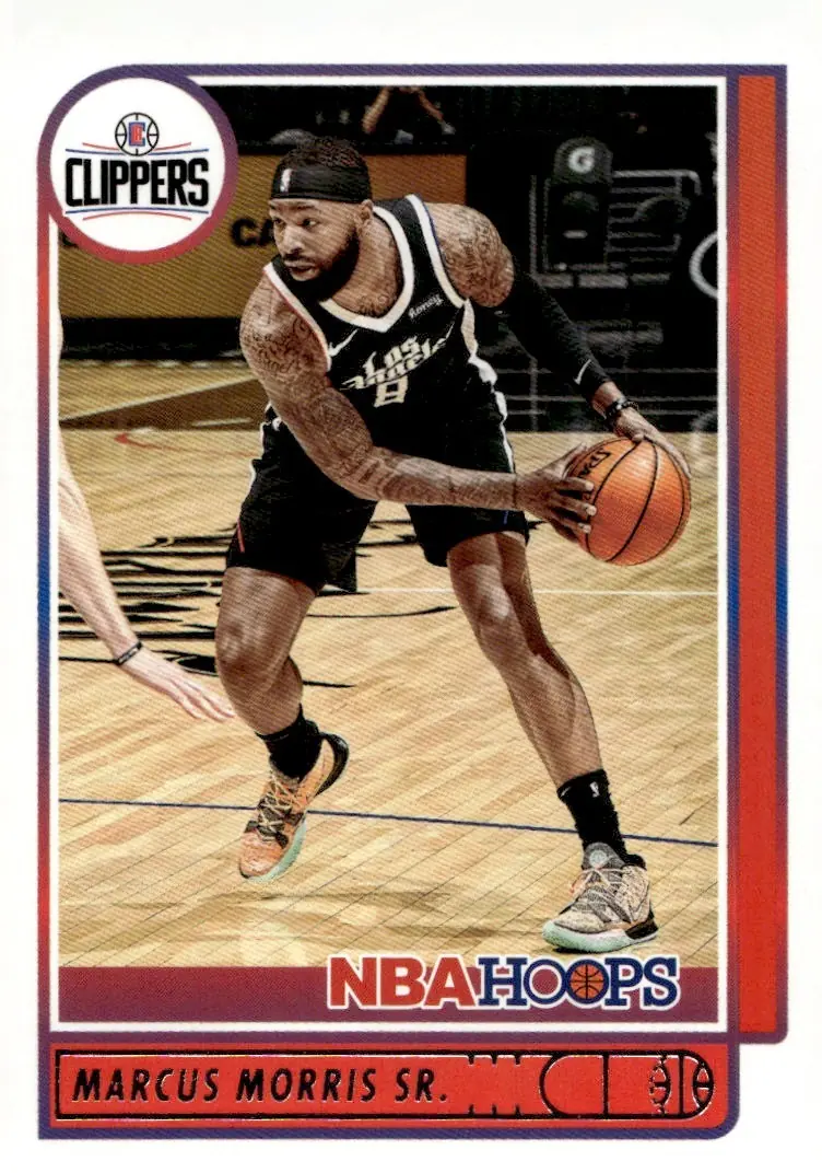 2021-22 NBA Hoops #106 Marcus Morris Sr. (front)