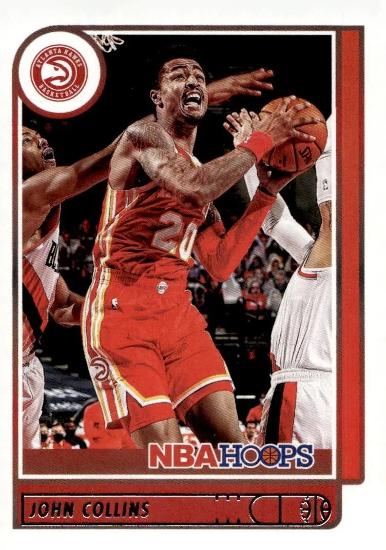 2021-22 NBA Hoops #178 John Collins (front)