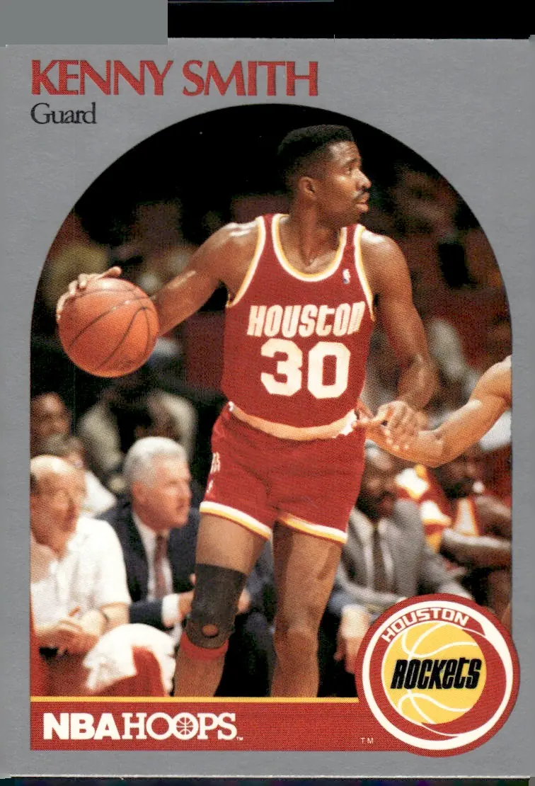1990-91 NBA Hoops #414 Kenny Smith (front)