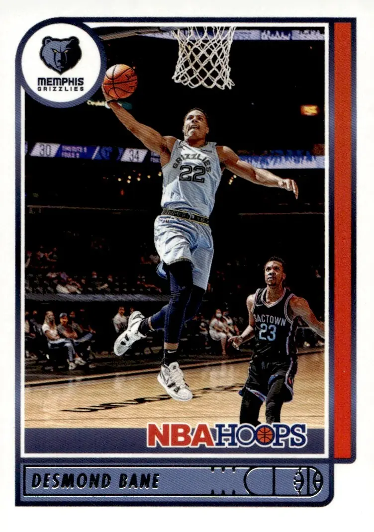 2021-22 NBA Hoops #192 Desmond Bane (front)