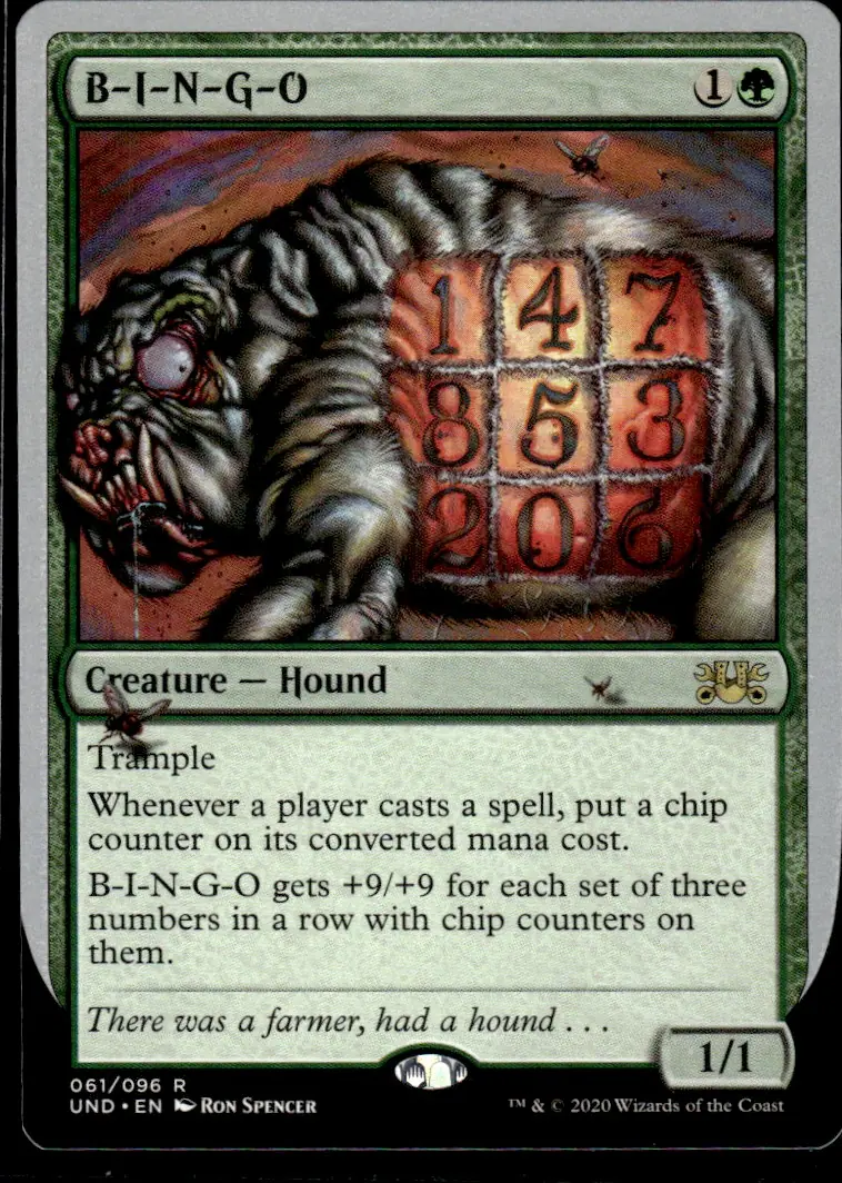 2020 Magic: The Gathering – Unsanctioned (UND) #061/096 B-I-N-G-O (front)
