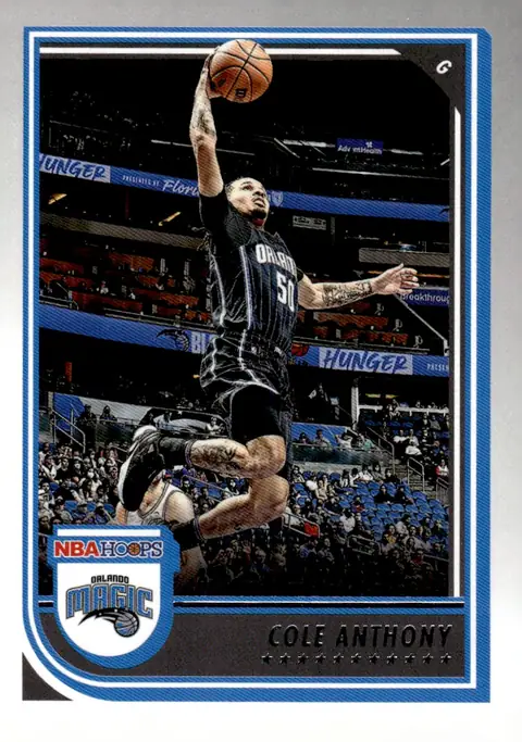 2022-23 NBA Hoops #105 Cole Anthony