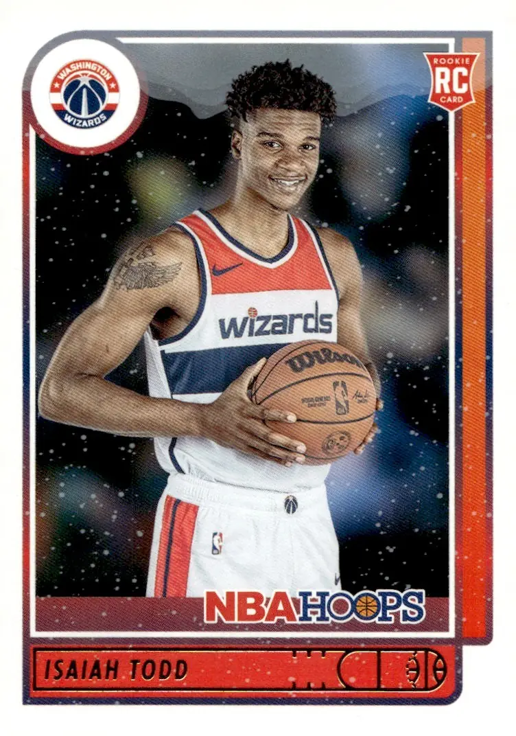 2021-22 NBA Hoops #241 Isaiah Todd (front)
