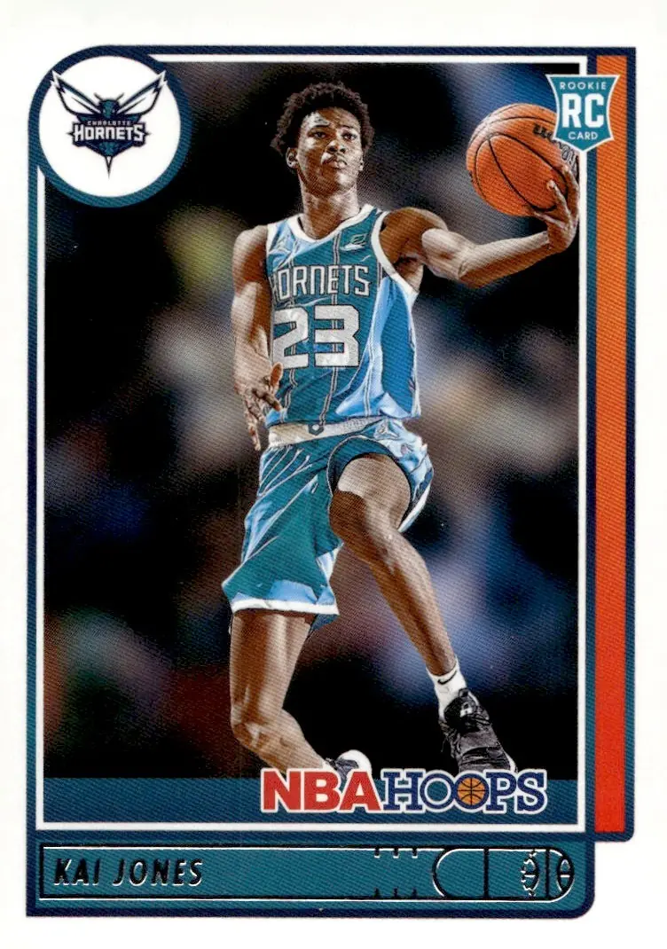 2021-22 NBA Hoops #230 Kai Jones (front)