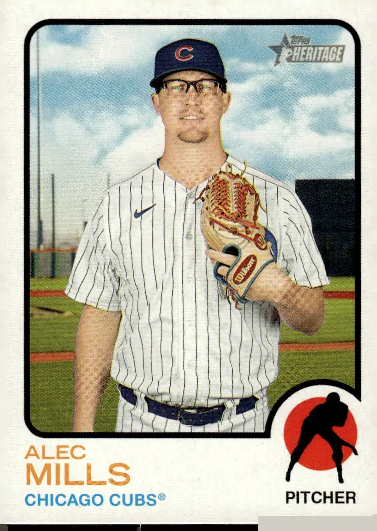 2022 Topps Heritage #263 Alec Mills (front)