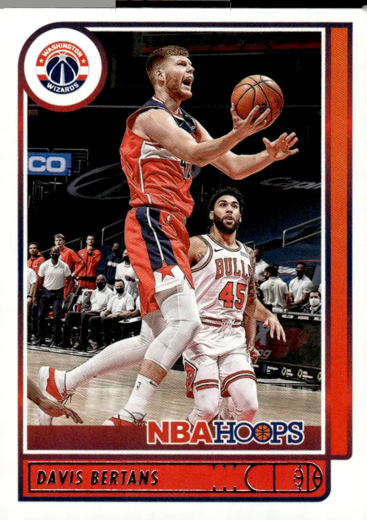 2021-22 NBA Hoops #130 Davis Bertans (front)