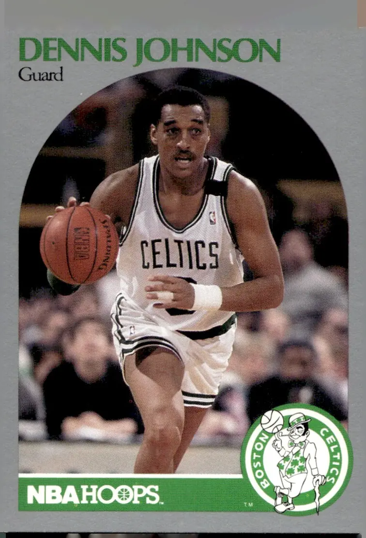 1990-91 NBA Hoops #41 Dennis Johnson (front)