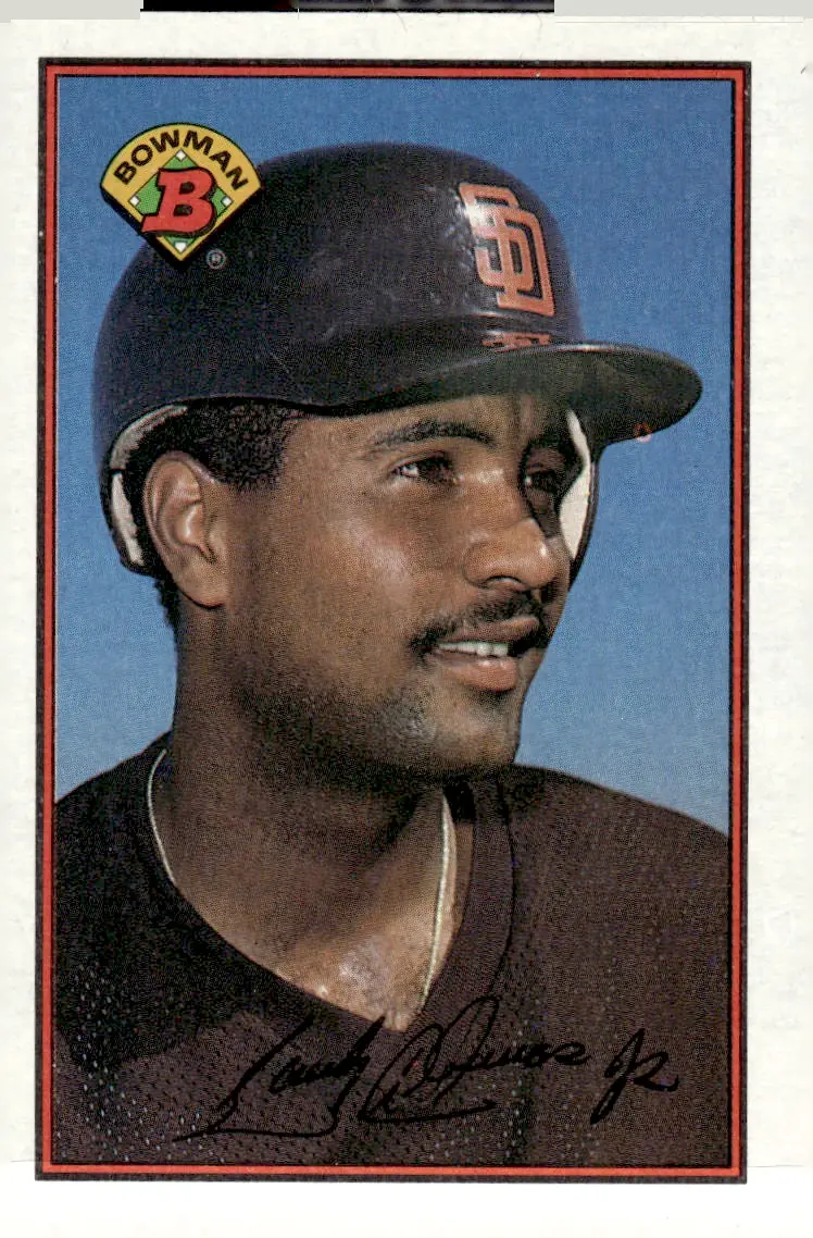 1989 Bowman #454 Sandy Alomar Jr. (front)